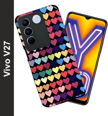 Artistque Back Cover for Vivo V27(Multicolor, Flexible, Silicon, Pack of: 1)