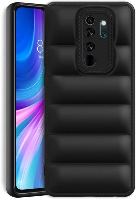 RESOURIS Back Cover for Mi Redmi Note 8 Pro, REDMI Redmi Note 8 Pro(Black, Puffer, Silicon, Pack of: 1)