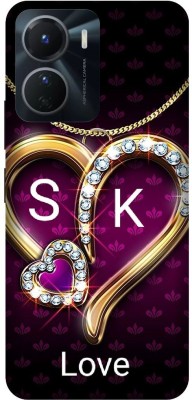3D U PRINT Back Cover for VIVO T2X 5G,V2253,SK,S LOVE K,SK NAME,SK LETTER,SK ALPHABET(Black, Hard Case, Pack of: 1)