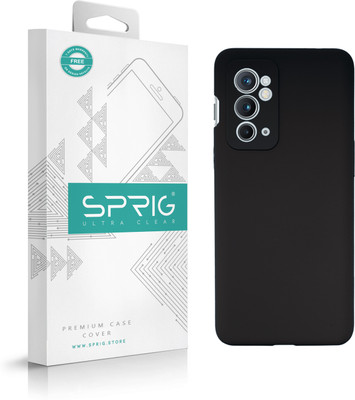 Sprig Liquid Silicone Back Cover for Sprig Liquid Silicone Back Cover for Oneplus 9Rt 5G (Black, Hard Case, Pack of: 1)(Black, Microfiber Lining, Silicon, Pack of: 1)
