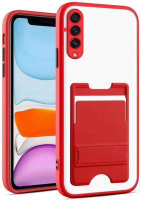CASE CREATION Back Cover for Samsung Galaxy A50S, Samsung A50S(Red, Rugged Armor, Pack of: 1)