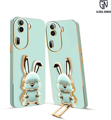 GLOBAL NOMAD Back Cover for Oppo Reno 11 Pro 5G(Green, Stand, Pack of: 1)