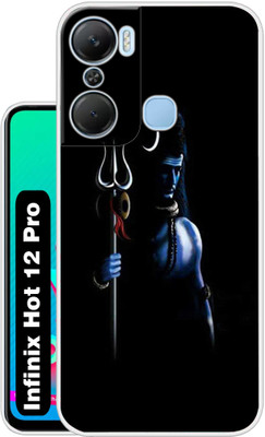 Case Club Back Cover for Infinix Hot 12 Pro(Black, Grip Case, Silicon, Pack of: 1)