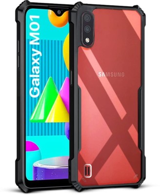 Enterlab Back Cover for Samsung Galaxy M01(Transparent, Camera Bump Protector, Pack of: 1)