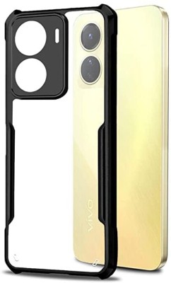 COVERLINE Back Cover for Vivo T2x 5G Ultra Thin Clear PC Back with TPU Phone Back Cover Case Case(Transparent, Flexible, Pack of: 1)