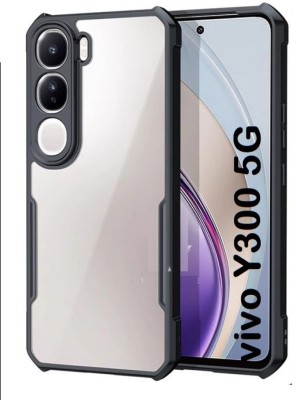 Rlab Back Cover for Vivo Y300 5G, vivo Y300(Black, Dual Protection, Pack of: 1)