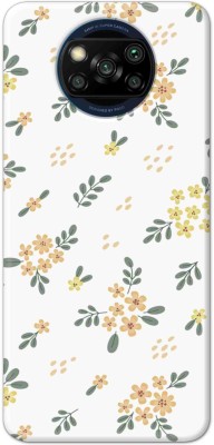 NDCOM Back Cover for POCO X3 / POCO X3 Pro Retro Floral Designs Printed Hard Case(Multicolor, Hard Case, Pack of: 1)