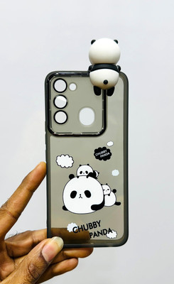 Charvi Collection Ltd Back Cover for Tecno Spark 9, Tecno Spark 9 4G(Black, Grey, 3D Case, Pack of: 1)