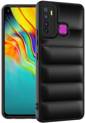 BOZTI Back Cover for Infinix Hot 9, Infinix Hot 9 Pro(Black, Puffer, Silicon, Pack of: 1)