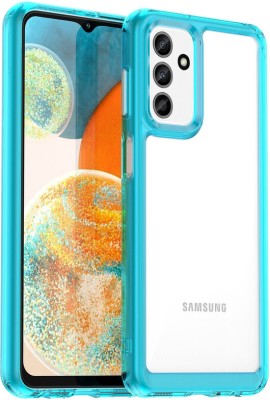 Cover Alive Back Cover for Samsung Galaxy A04s(Blue, Transparent, Shock Proof, Pack of: 1)