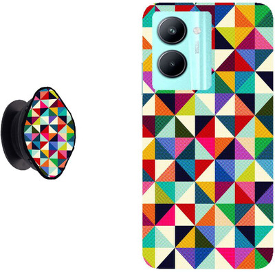 My Swag Back Cover for Realme C33(Multicolor, Cases with Holder, Pack of: 2)