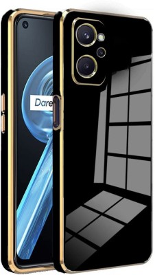 ALLNEEDS Back Cover for Realme 9i 4G |View Electroplated Chrome 6D Case Soft TPU(Black, Camera Bump Protector, Silicon, Pack of: 1)