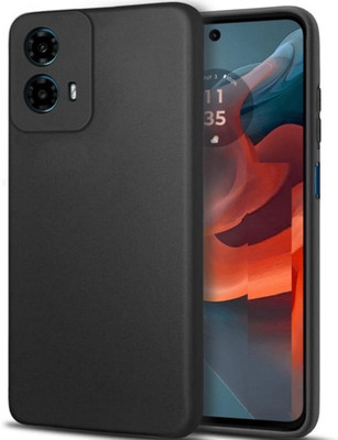 rajcase Back Cover for Motorola Moto G35, Motorola G35 5G, Moto G35, (CA)(Black, Shock Proof, Silicon, Pack of: 1)