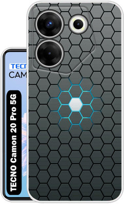 Case Club Back Cover for Tecno Camon 20 Pro(Grey, Grip Case, Silicon, Pack of: 1)
