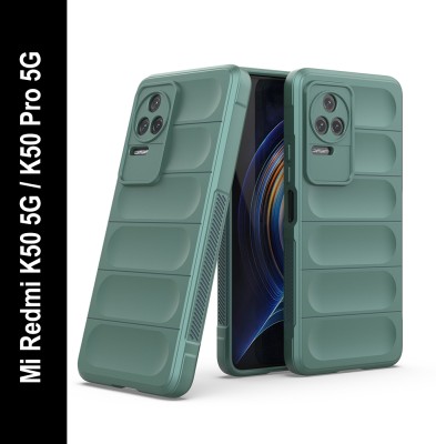 Casotec Back Cover for Mi Redmi K50 5G, Mi Redmi K50 Pro 5G(Green, Silicon, Pack of: 1)