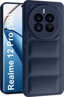 CEDO XPRO Back Cover for Realme 12 Pro 5G(Blue, Dual Protection, Silicon, Pack of: 1)