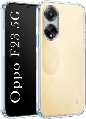 spaziogold Back Cover for Oppo F23 5G(Crystal Clear | Soft & Flexible TPU | Camera Protection)(Transparent, Shock Proof, Silicon, Pack of: 1)