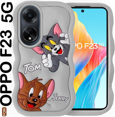 AESTMO Back Cover for Oppo F23 5G(Grey, 3D Case, Silicon)