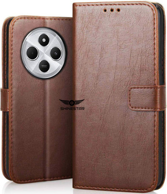 SHINESTAR. Back Cover for Redmi A4 5G, Poco C75 5G(Brown, Pack of: 1)