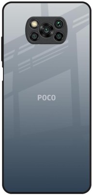 Hocopoco Back Cover for Poco X3(Multicolor, Grip Case, Pack of: 1)