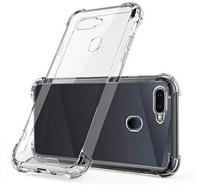 Ricka Back Cover for OPPO A5s(Transparent, Grip Case, Silicon, Pack of: 1)