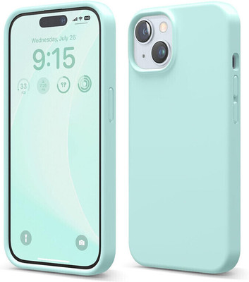 Infigo Back Cover for Apple iPhone 15 (Anti-Slip | Matte Finish | Silicon | Slim Fit | 360-Degree Protection)(Blue, Microfiber Lining, Silicon, Pack of: 1)