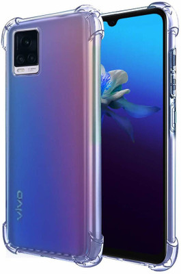 DMJHP Back Cover for Vivo V20(Transparent, Camera Bump Protector, Pack of: 1)