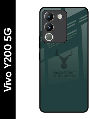 Hocopoco Back Cover for Vivo Y200 5G(Green, Grip Case, Pack of: 1)