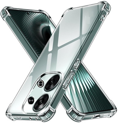 RUNICHA Back Cover for OPPO Reno 13 Pro 5G, Oppo Reno 13 Pro(Transparent, Grip Case, Pack of: 1)