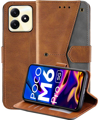 Autofocus Back Cover for Poco M6 Pro 5G(Multicolor, Holster, Pack of: 1)