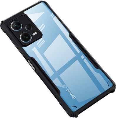 GLOBAL NOMAD Back Cover for Mi Redmi Note 12 Pro Plus 5G(Black, Shock Proof, Pack of: 1)