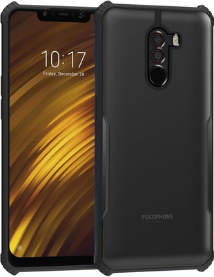 Kreatick Back Cover for POCO F1, Eagle Back Cover Camera Protection 360 Degree Protection(Black, Shock Proof, Pack of: 1)