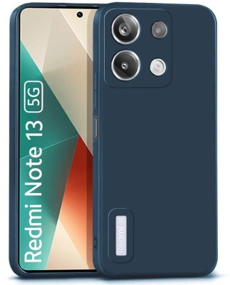 WOW Imagine Back Cover for Xiaomi Redmi Note 13 5G, Ultra Slim Soft | Matte Silicone Flexible Protection Case(Blue, Camera Bump Protector, Silicon, Pack of: 1)