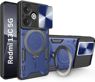 KWINE CASE Back Cover for Redmi 13C 5G(Blue, Rugged Armor, Pack of: 1)