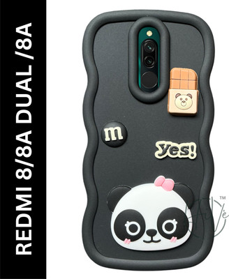 Hive Back Cover for Redmi 8 4G, Redmi 8A 4G, Redmi 8A Dual 4G(Black, Grip Case, Silicon, Pack of: 1)