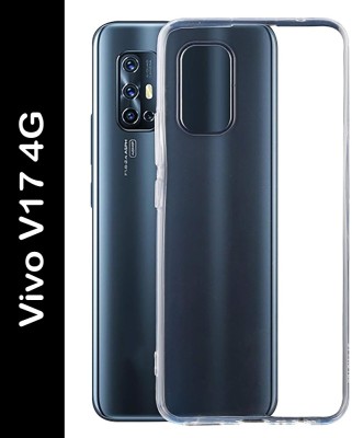 Casotec Back Cover for Vivo V17 4G(Transparent, Silicon, Pack of: 1)