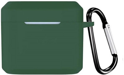 KHR Back Cover for boAt Airdopes 161 Case Cover Silicone ShockProof Protection Carrying Wireless Headset(Green, Dual Protection, Silicon, Pack of: 1)