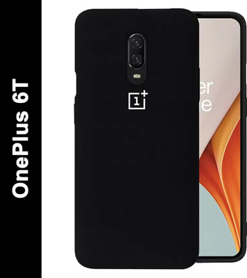 MobileMantra Back Cover for OnePlus 6T/ OnePlus 7(Black, Shock Proof, Silicon, Pack of: 1)