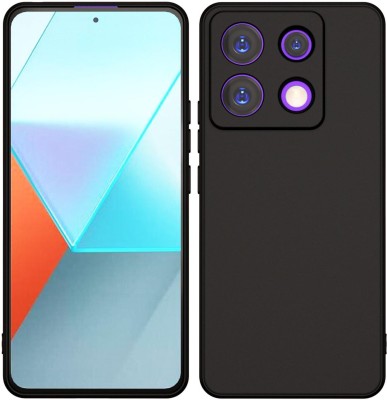 Caseline Back Cover for Redmi Note 13 Pro 5G, POCO X6 5G (CND)(Black, Grip Case, Silicon, Pack of: 1)