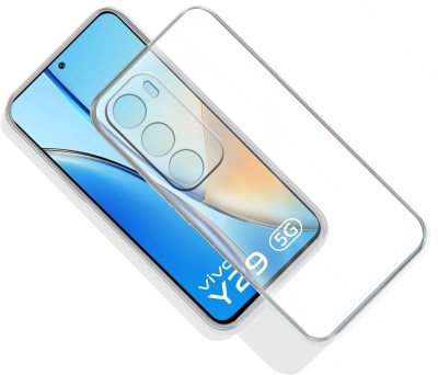 Mitvaa Back Cover for Vivo Y29 5G(Transparent, Dual Protection, Silicon, Pack of: 1)