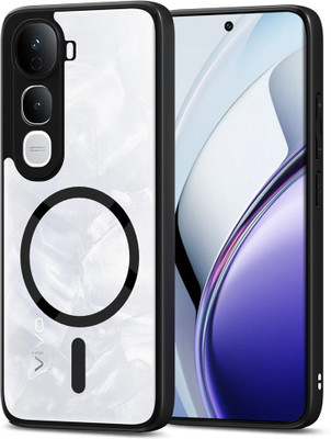 Pikkme Back Cover for Vivo Y400 Pro 5G(Black, Grip Case, Pack of: 1)
