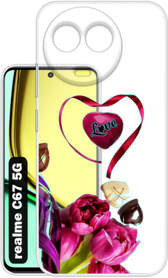 SNAZZY Back Cover for realme C67 5G(Transparent, Grip Case, Silicon, Pack of: 1)