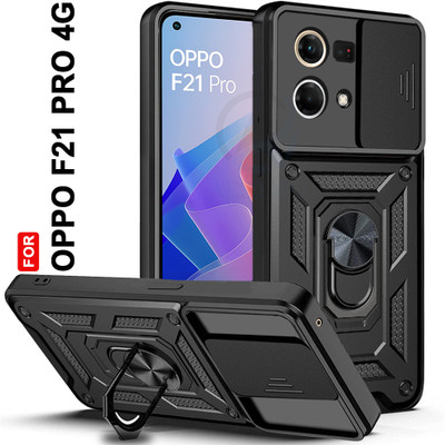 AESTMO Back Cover for Oppo F21 Pro, Oppo F21 Pro 4G(Black, Slider, Pack of: 1)