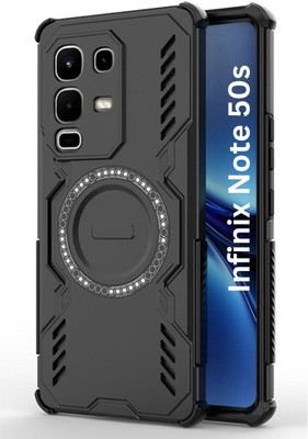 KWINE CASE Back Cover for Infinix Note 50s 5G+(Black, Rugged Armor, Pack of: 1)