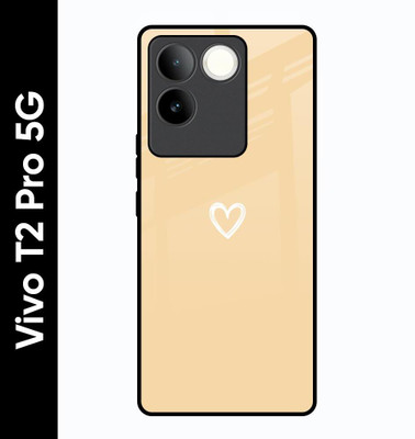 Hocopoco Back Cover for Vivo T2 Pro 5G(Yellow, Grip Case, Pack of: 1)
