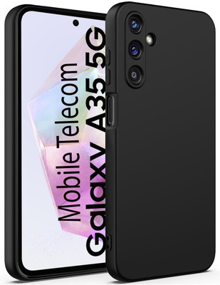 S-Softline Back Cover for Samsung Galaxy A35(Black, Silicon, Pack of: 1)
