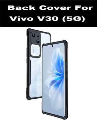 welldesign Back Cover for Vivo V30 5G(Black, Shock Proof, Pack of: 1)