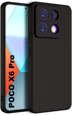 Caseline Back Cover for POCO X6 Pro 5G (CND)(Black, Grip Case, Silicon, Pack of: 1)