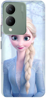 DIKRO Back Cover for vivo Y28 5G, V2315, BARBIE, DOLL, LIZARD, CUTE, LOVELY, GIRL(Blue, Hard Case, Pack of: 1)