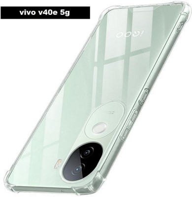 Hydbest Back Cover for Vivo V40e 5G/iQOO Z9s 5G, (BM)(Transparent, Camera Bump Protector, Silicon, Pack of: 1)